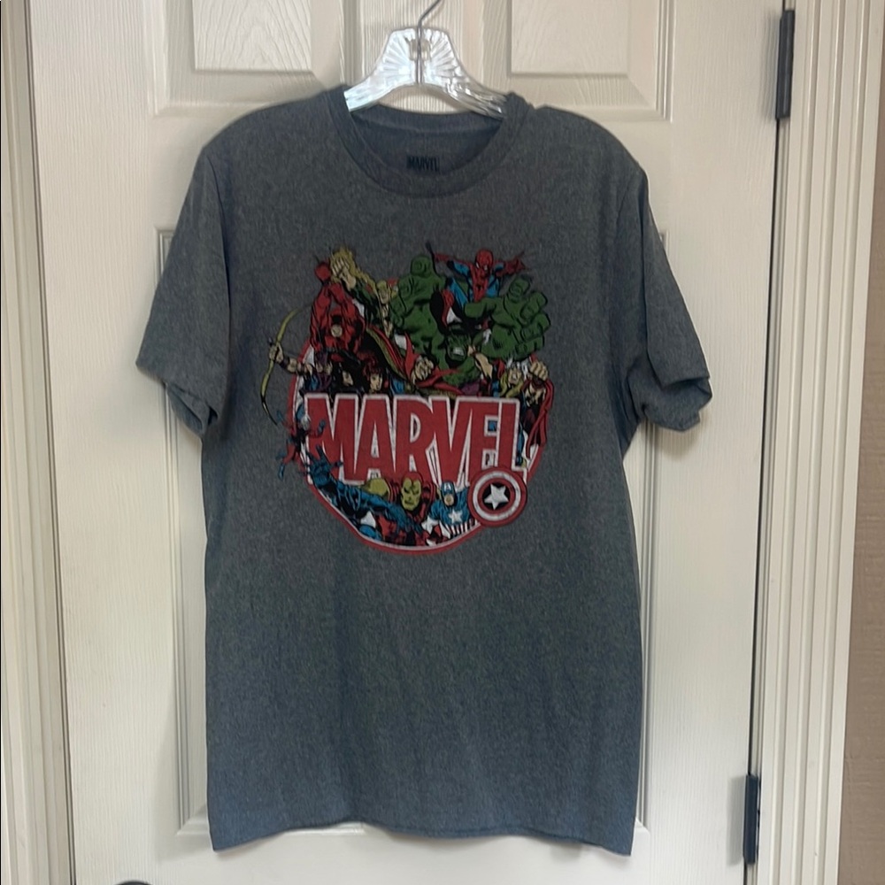 Marvel Heather Gray T-Shirt